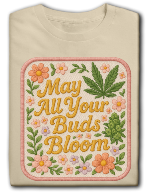 Faux Embroidered Bloom Graphic Tee
